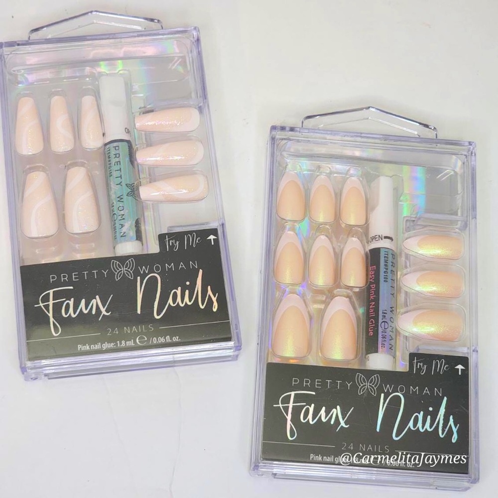 Pretty Woman Faux Nails 24 pack NIP